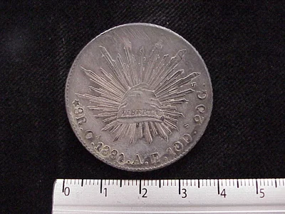 8 Reales Resplandor Oaxaca 1881