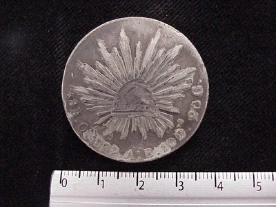 8 Reales Resplandor Oaxaca 1882
