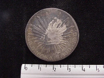 8 Reales Resplandor Oaxaca 1884