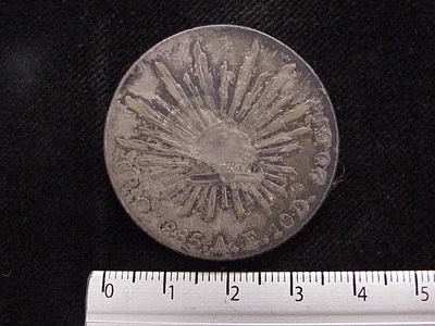8 Reales Resplandor Oaxaca 1885