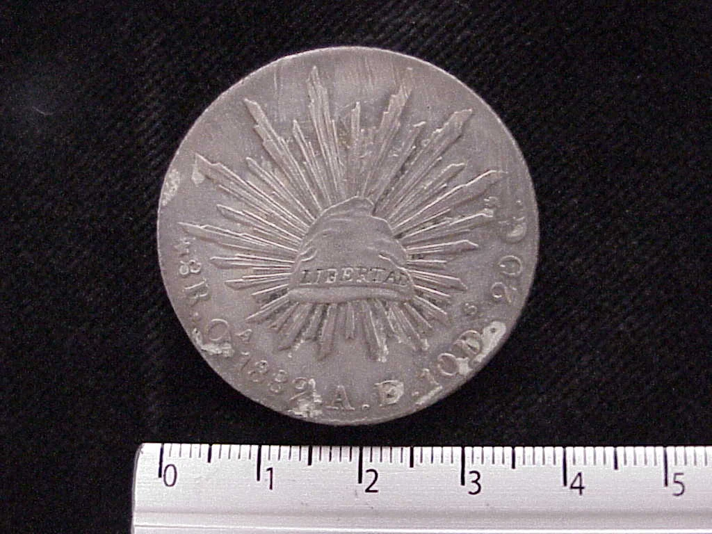 8 Plata 1889 . Inventario Banxico 9461 (reverso)