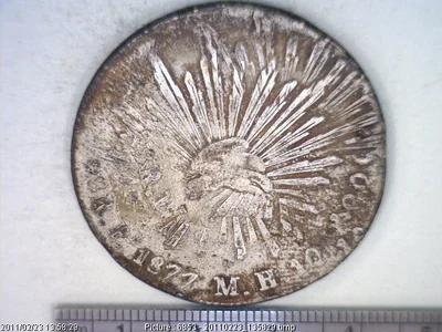 8 Reales Resplandor San Luis Potosí 1877
