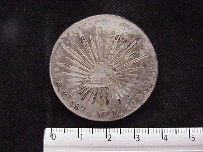 8 Reales Resplandor San Luis Potosí 1878