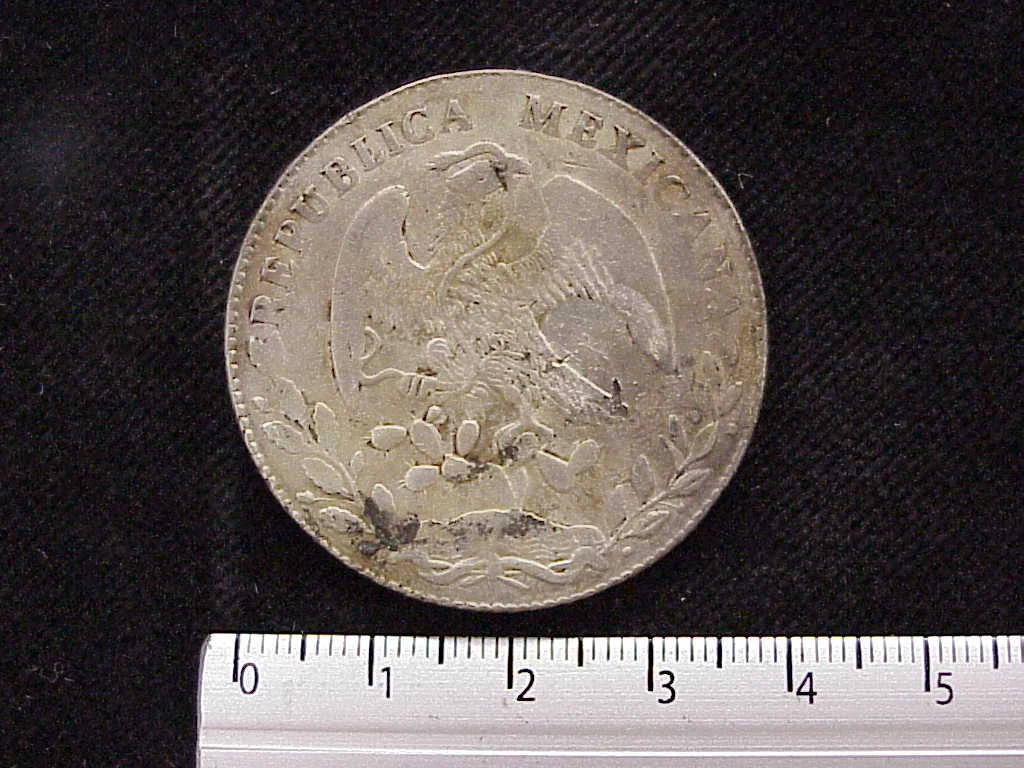 8 Plata 1880 . Inventario Banxico 9650 (anverso)