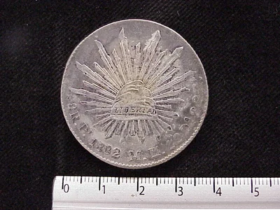 8 Reales Resplandor San Luis Potosí 1882