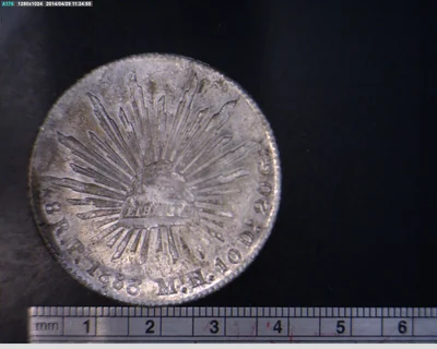 8 Reales Resplandor San Luis Potosí 1883