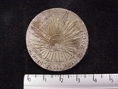 8 Reales Resplandor San Luis Potosí 1887