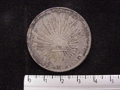 8 Reales Resplandor San Luis Potosí 1889