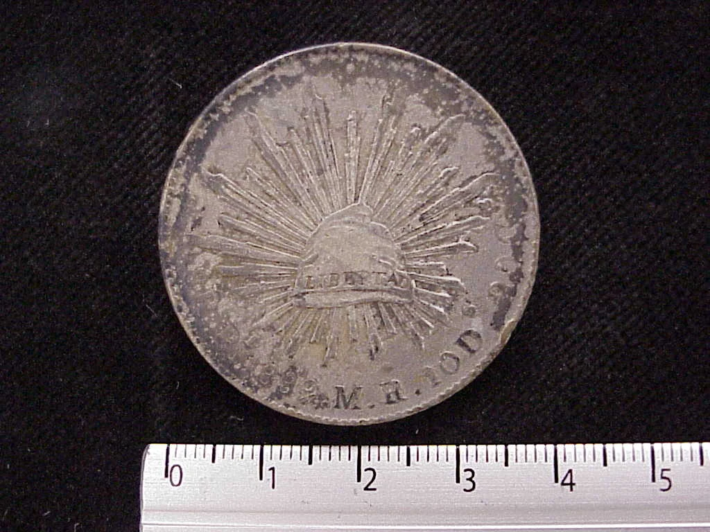 8 Plata 1889 . Inventario Banxico 9688 (reverso)