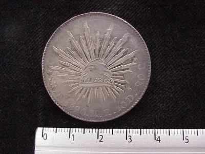 8 Reales Resplandor San Luis Potosí 1890