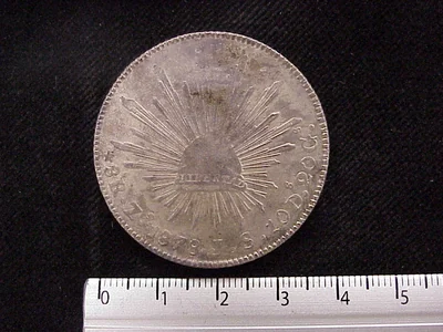 8 Reales Resplandor Zacatecas 1878