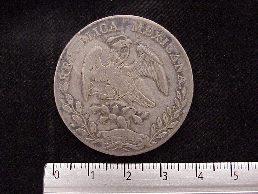 8 Plata 1888 . Inventario Banxico 10356 (anverso)
