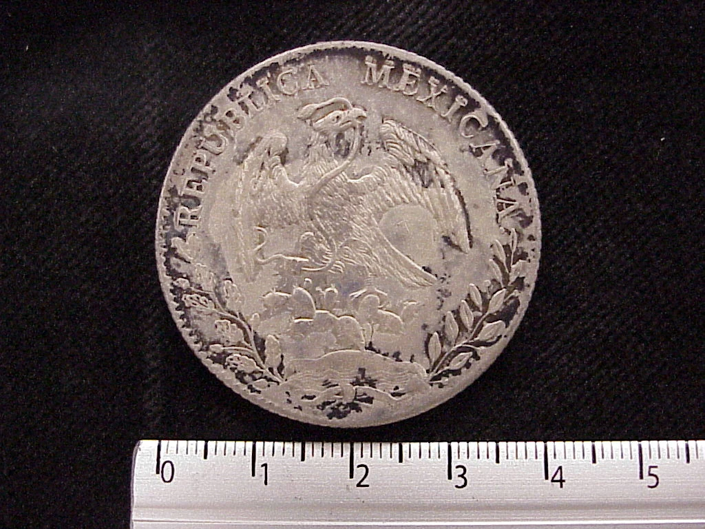 8 Plata 1891 . Inventario Banxico 10367 (anverso)
