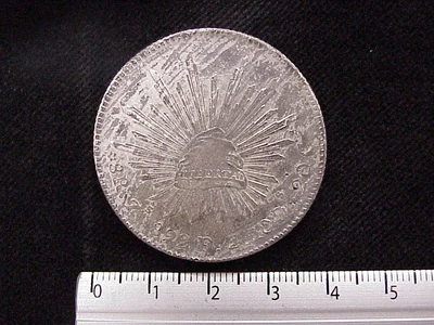 8 Reales Resplandor Zacatecas 1892
