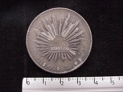 8 Reales Resplandor Zacatecas 1893