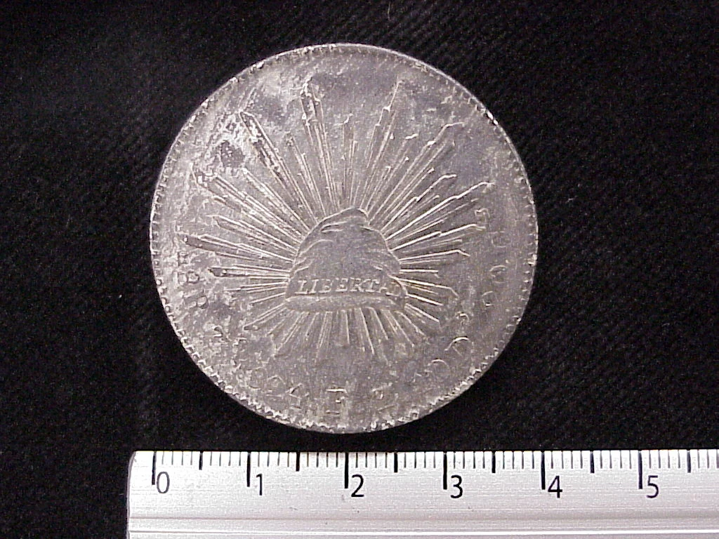 8 Plata 1894 . Inventario Banxico 10378 (reverso)