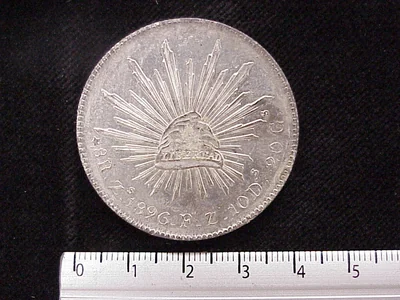 8 Reales Resplandor Zacatecas 1896