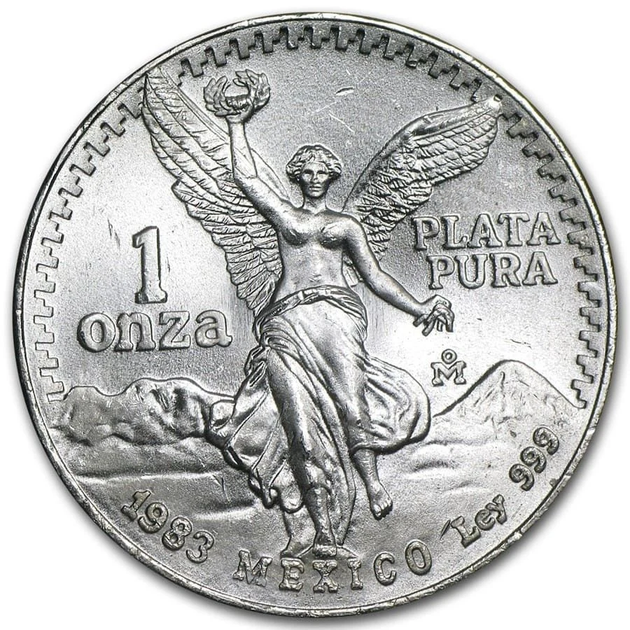 Onza Libertad 1982 (cuño gordita, diseño 1982-1995)