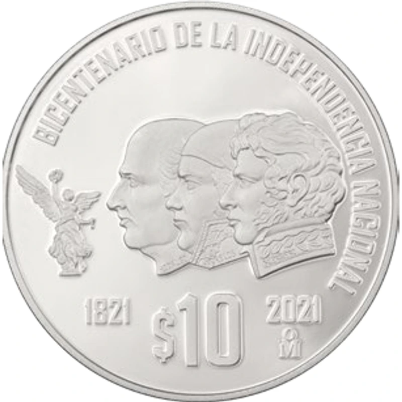 Bicentenario de la Independencia Nacional 1 oz plata