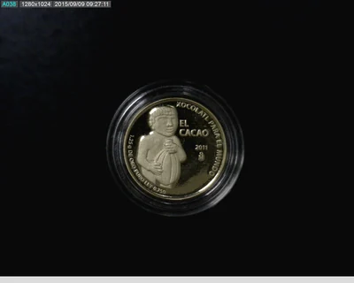 El cacao, 1.25 g 2011 Proof