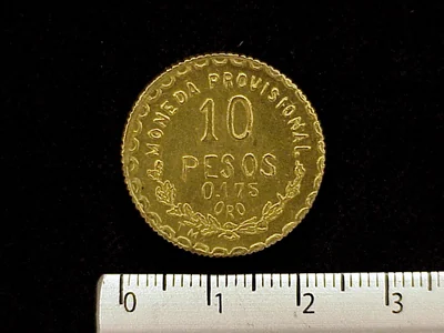 Hidalgo 10 Pesos Oro 1915