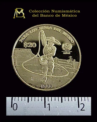 Hidalgo 20 Pesos Oro 1999