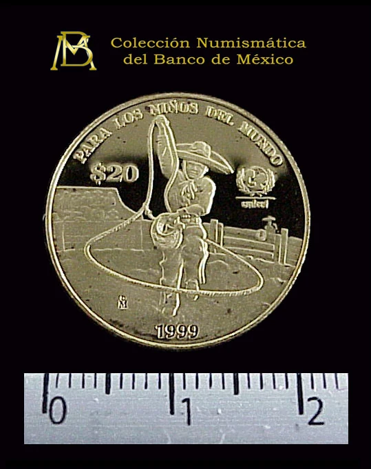 Hidalgo 20 Pesos Oro 1999 · Reverso