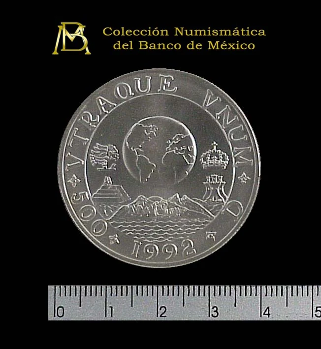 Medalla 5 Siglos del Descubrimiento de América (1992) (anverso)