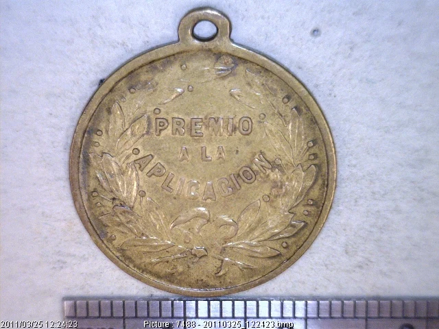 Medalla A la aplicación (anverso)