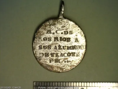 Medalla A los alumnos de Tlacotepec (1871)