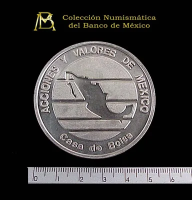 Medalla Acciones y Valores de México. 20 Aniversario