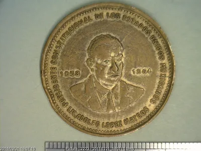 Medalla Adolfo López Mateos. Toma de Posesión (1964)