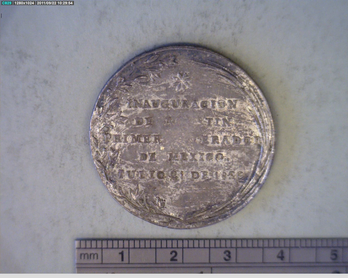 Medalla Agustín de Iturbide (1822) (anverso)