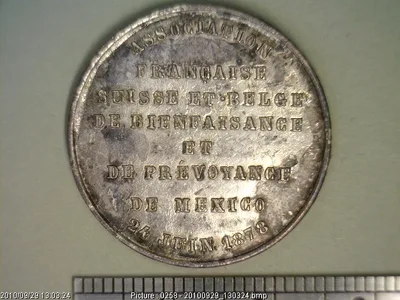 Medalla Asociación de beneficencia (1878)