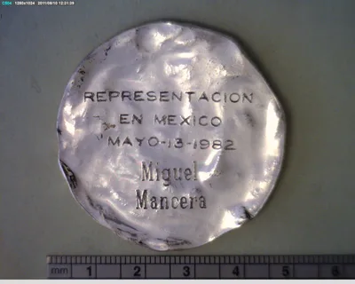 Medalla Banamex - California Commerce Bank (1982)