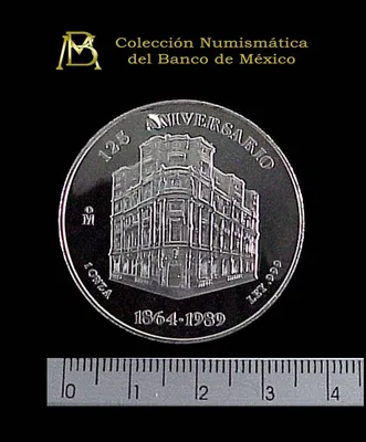 Medalla Banca Serfin. 125 Aniversario (1989)