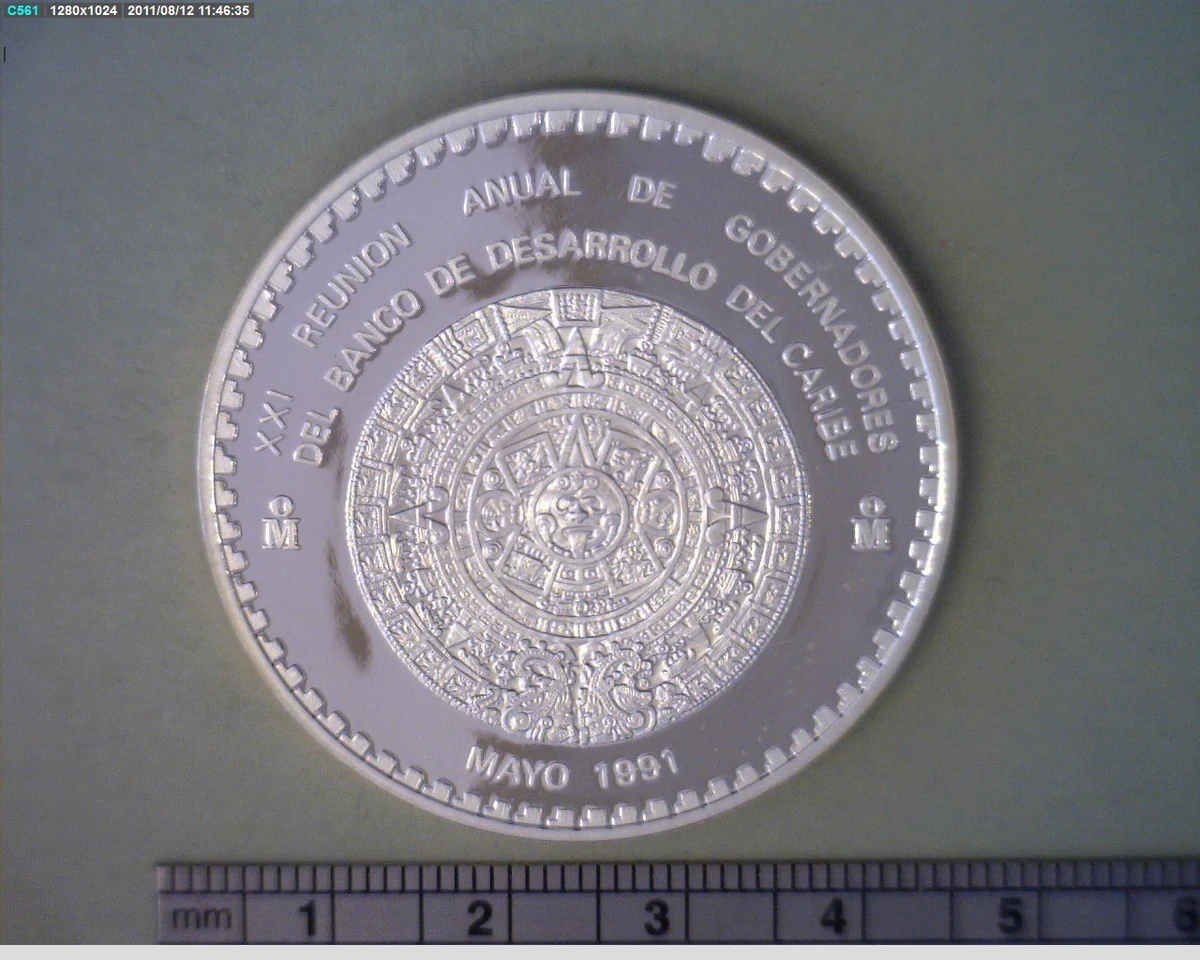 Medalla Banco de Desarrollo del Caribe (1991) (anverso)