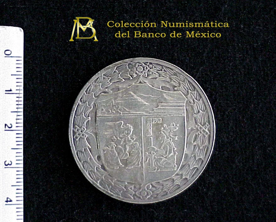 Medalla Banco de México. 25 Aniversario (1950) (anverso)