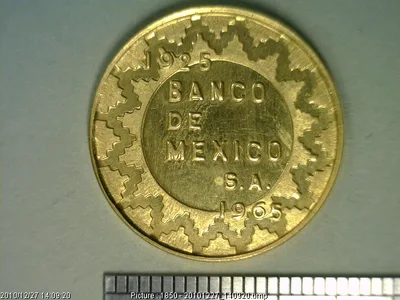 Medalla Banco de México. 40 Aniversario (1965)