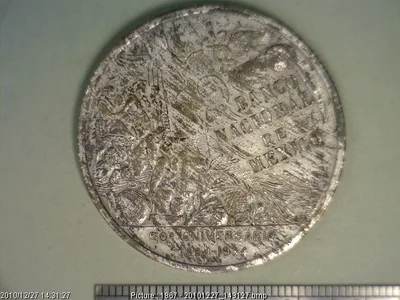 Medalla Banco de México. 50 Aniversario (1934)