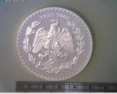 Medalla Banco de México. 75 Aniversario (2000)
