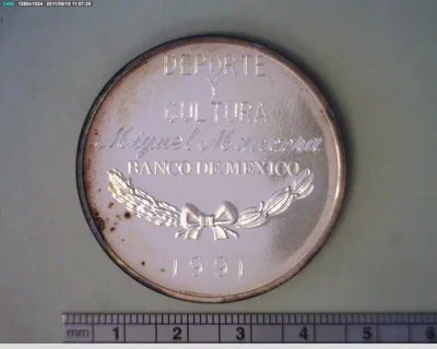 Medalla Banco de México. Deporte, Cultura, Arte (1991)