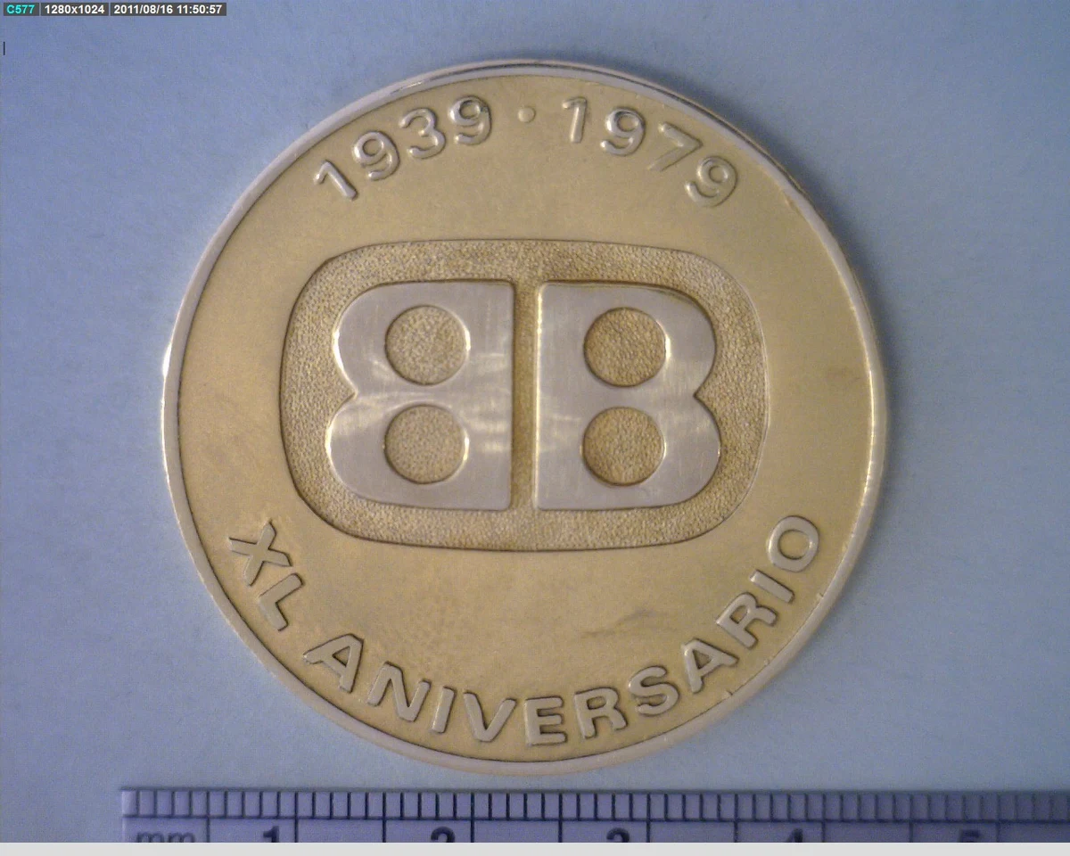 Medalla Banco del Noroeste. 40 Aniversario (1979) (anverso)