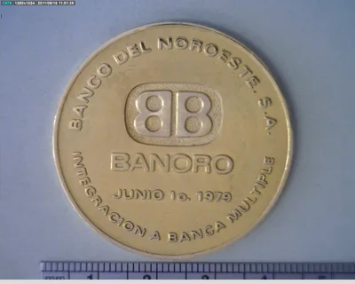 Medalla Banco del Noroeste. 40 Aniversario (1979)