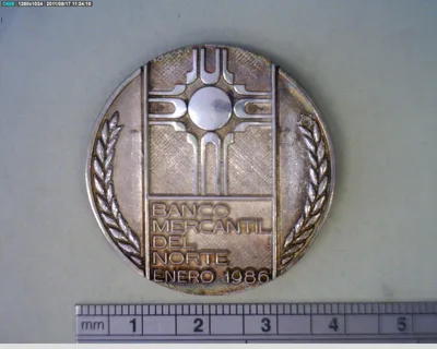 Medalla Banco Mercantil del Norte (1986)