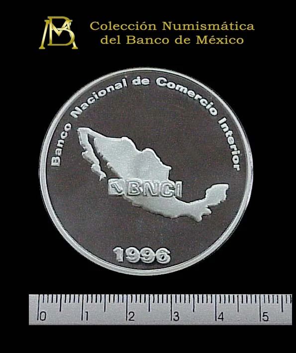 Medalla Banco Nacional de Comercio Interior (1996) (anverso)