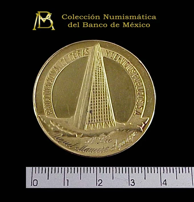 Medalla Banco Nacional de Obras y Servicios Públicos S (anverso)