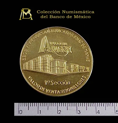 Medalla Banco Nacional de Obras y Servicios Públicos S
