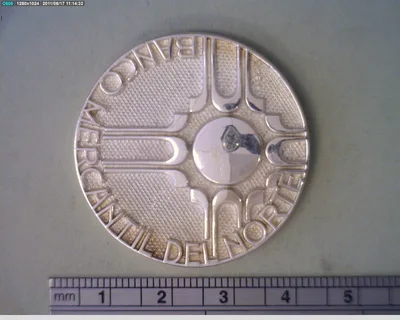 Medalla Banorte. 1 Año (1986)