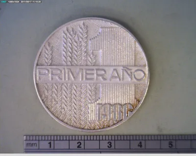 Medalla Banorte. 1 Año (1986)